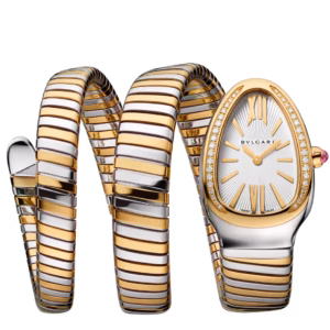 Bvlgari Serpenti Tubogas Montre Quartz 102236 Cadran Blanc