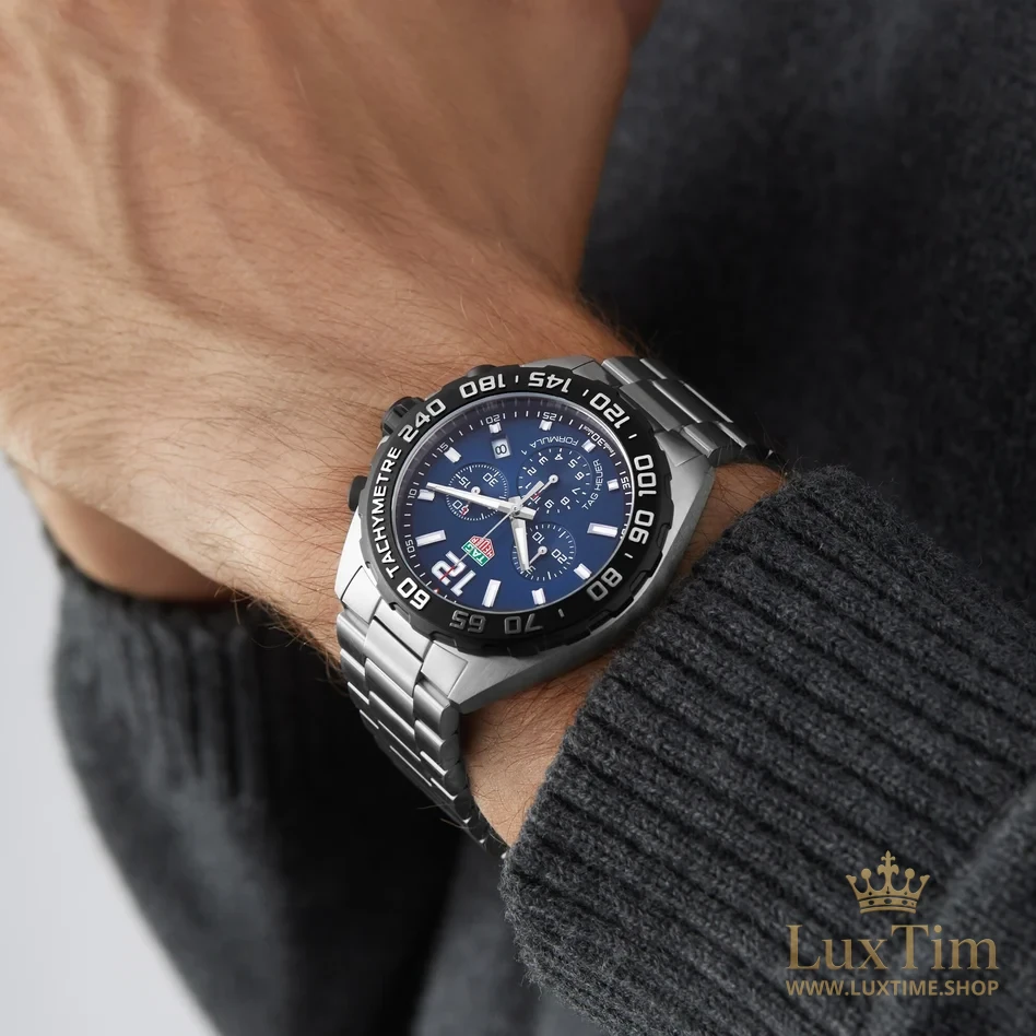 TAG Heuer Formula 1 Montre Quartz 43 mm CAZ101AV Cadran Bleu texturé