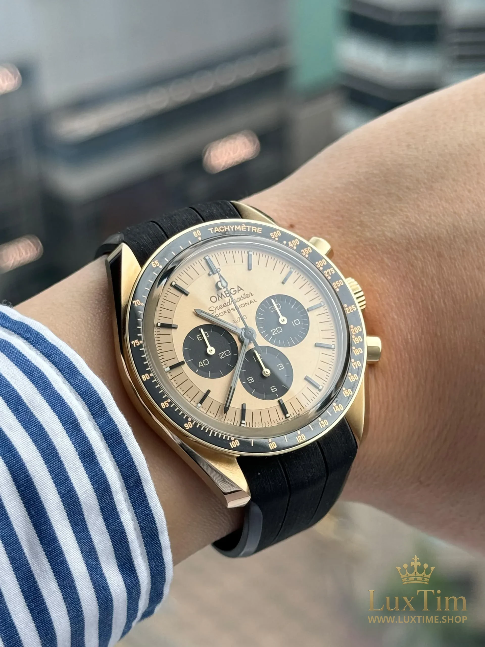 Omega Speedmaster Professional Montre à remontage manuel 42 mm 310.62.42 Cadran Doré