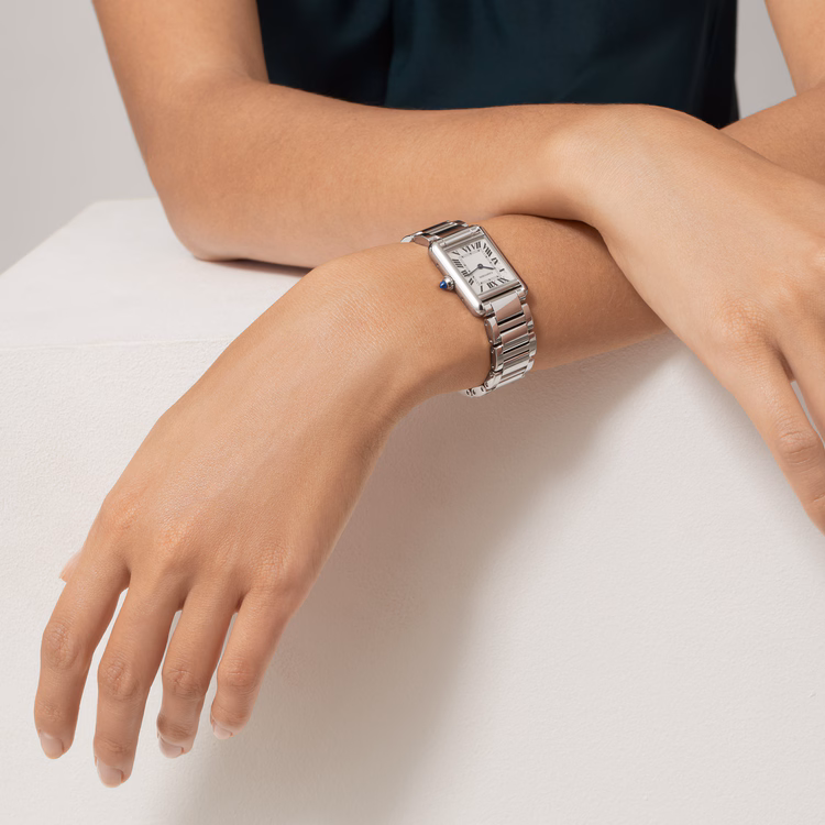 Cartier Tank Must de Cartier Montre Solaire 25 × 33 mm WSTA0122 Cadran Blanc