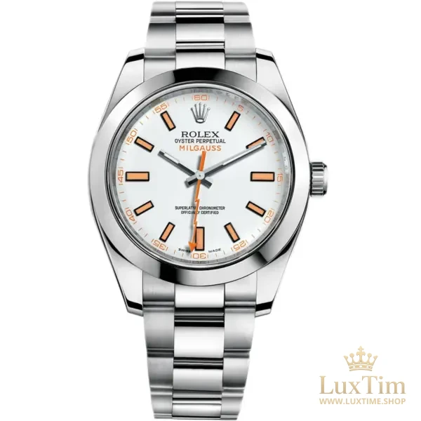Rolex Milgauss Montre Automatique 40 mm 116400 Cadran Blanc – vue 1