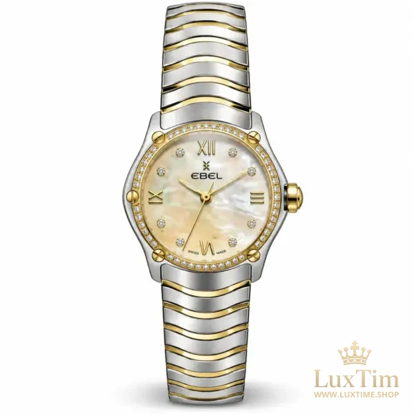 Ebel Classic Wave Montre Quartz 29 mm 1216390A Bicolore – vue 1