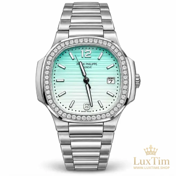 Patek Philippe Nautilus Montre Automatique 35 mm Sertie Réplique – vue 1