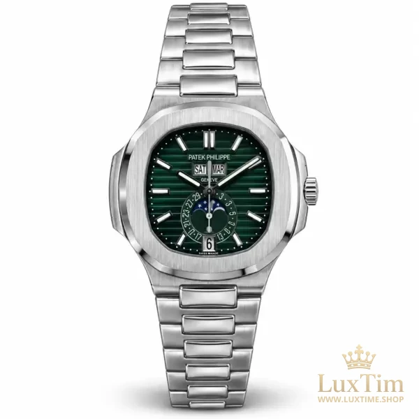 Patek Philippe Nautilus Montre Cadran Vert Bracelet Acier – vue 1