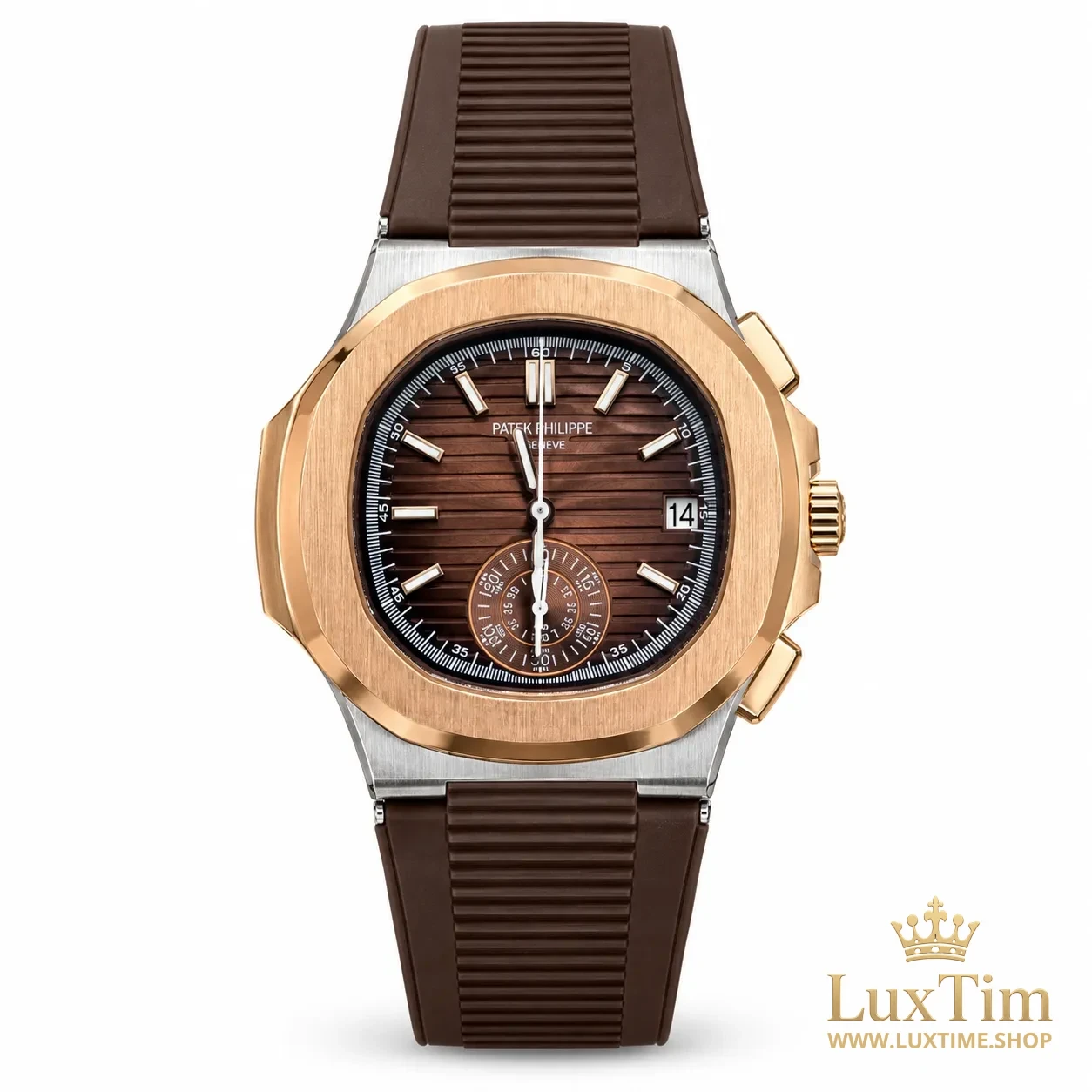 Patek Philippe Nautilus Chronographe Montre Cadran Brun