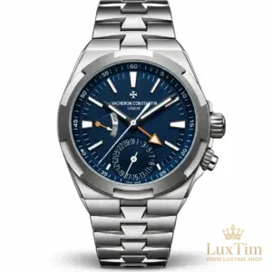 Vacheron Constantin Overseas Dual Time Montre Automatique 41 mm 7930V Cadran Bleu Bracelet Satin