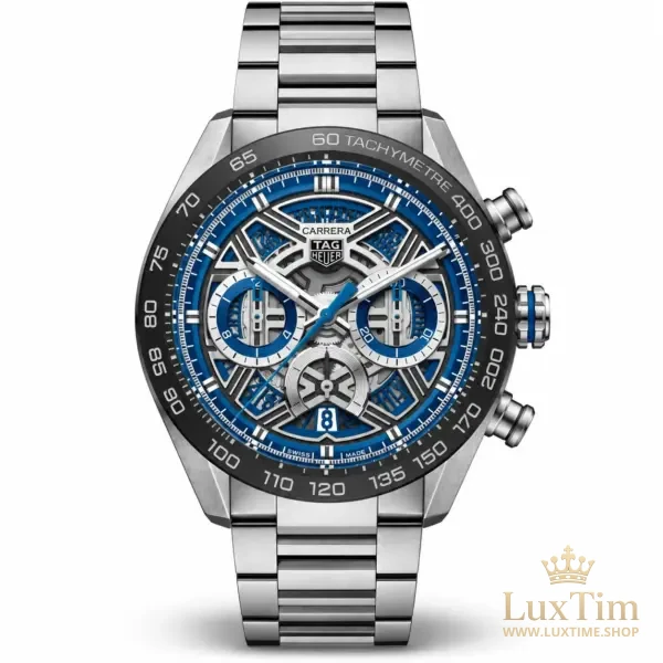 TAG Heuer Carrera Montre Automatique 44 mm CBU2081 Cadran Bleu – vue 1