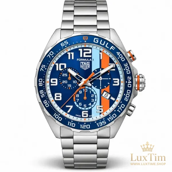 TAG Heuer Formula 1 Gulf Montre Quartz 43 mm CAZ101AT Cadran Bleu – vue 1