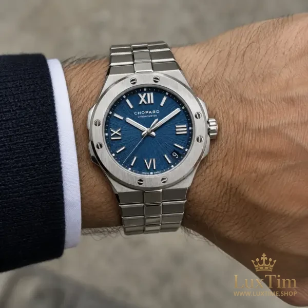 Chopard Alpine Eagle Montre Cadran Bleu – vue 2