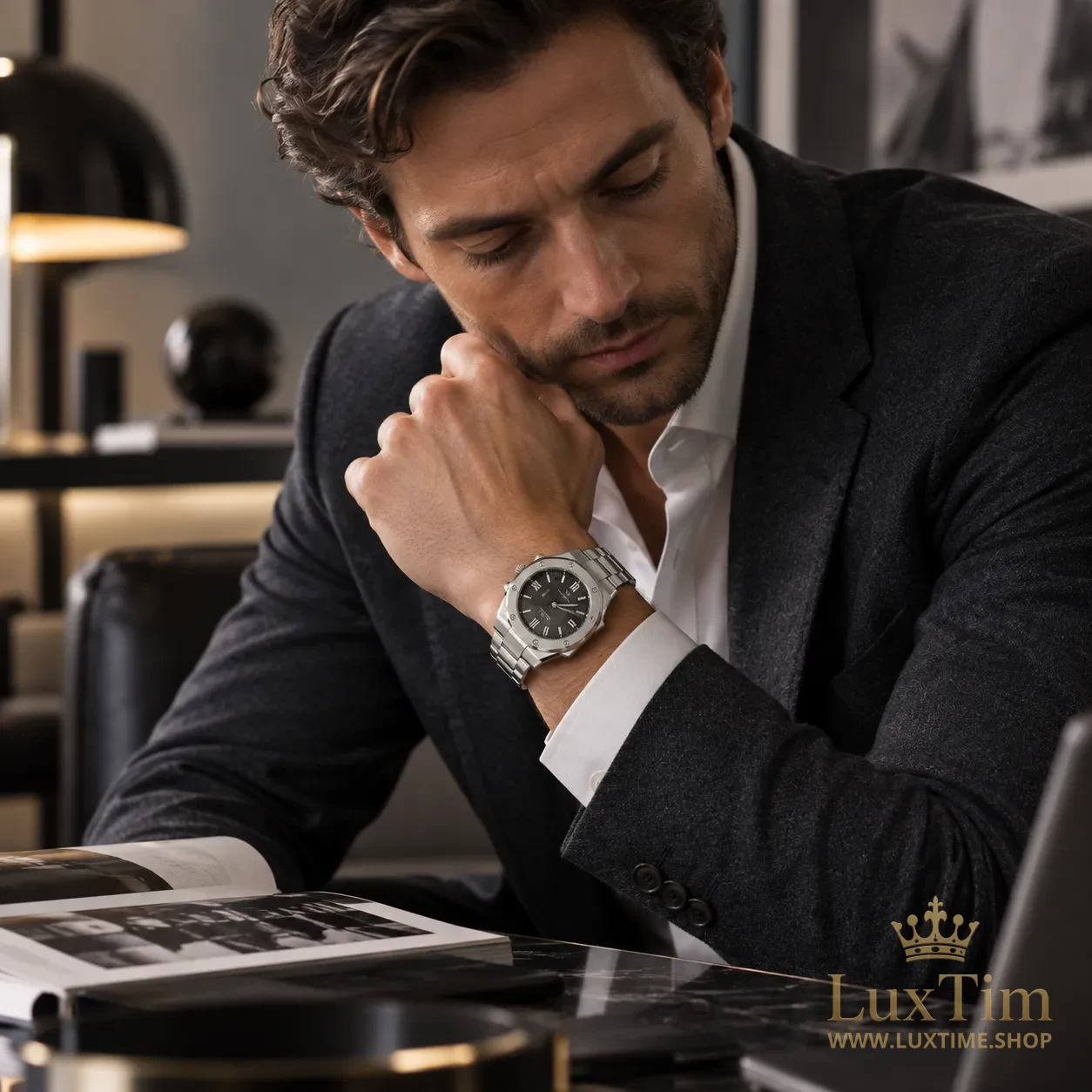 Chopard Alpine Eagle Montre Cadran Gris anthracite