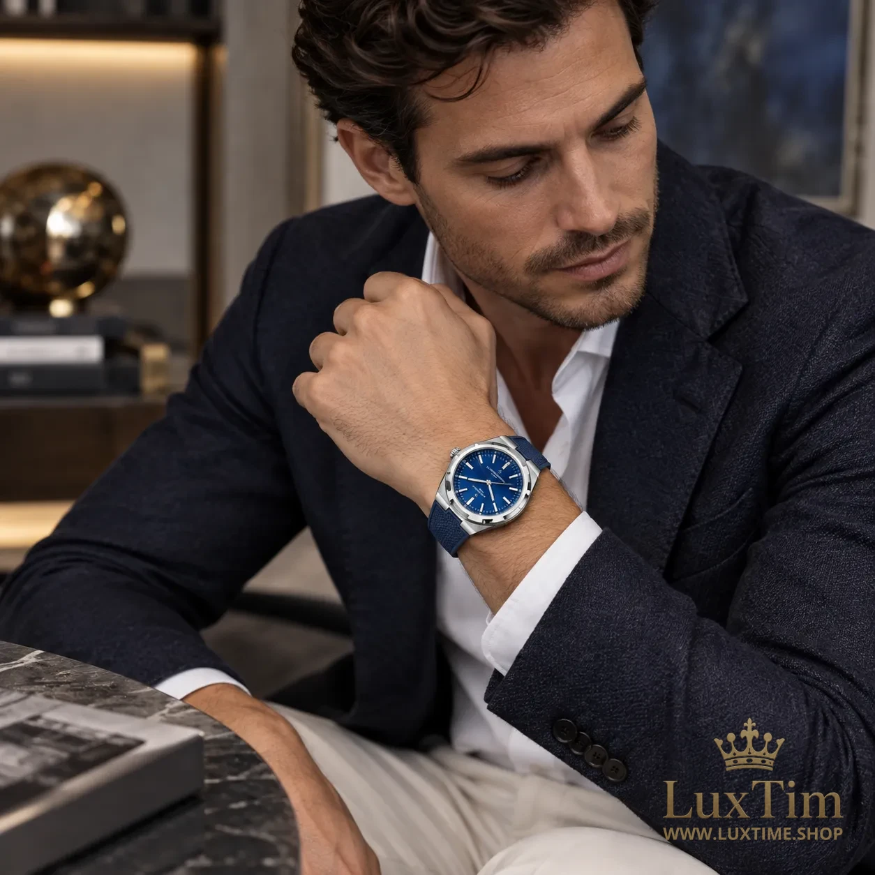 Vacheron Constantin Overseas Montre Automatique 41 mm 4520V Cadran Bleu
