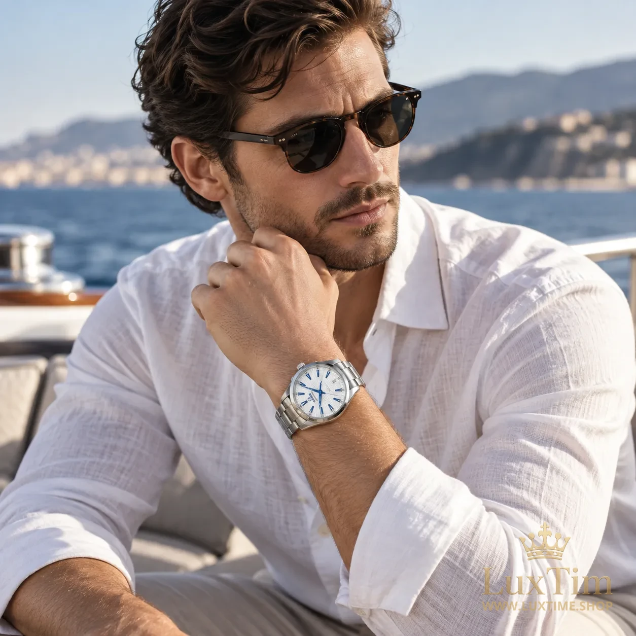 Omega Seamaster Aqua Terra Montre Automatique Cadran Blanc