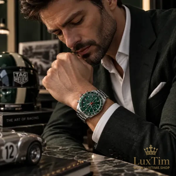 TAG Heuer Formula 1 Calibre 16 Montre Automatique 44 mm CAZ201H Cadran Vert – vue 2