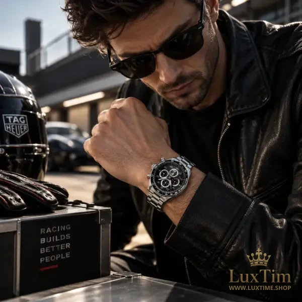 TAG Heuer Carrera Montre Automatique 44 mm CBN2A1AA Cadran Noir Bracelet Acier – vue 2