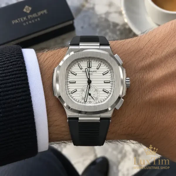 Patek Philippe Nautilus Montre Automatique 40 mm 5980 Cadran Blanc – vue 2