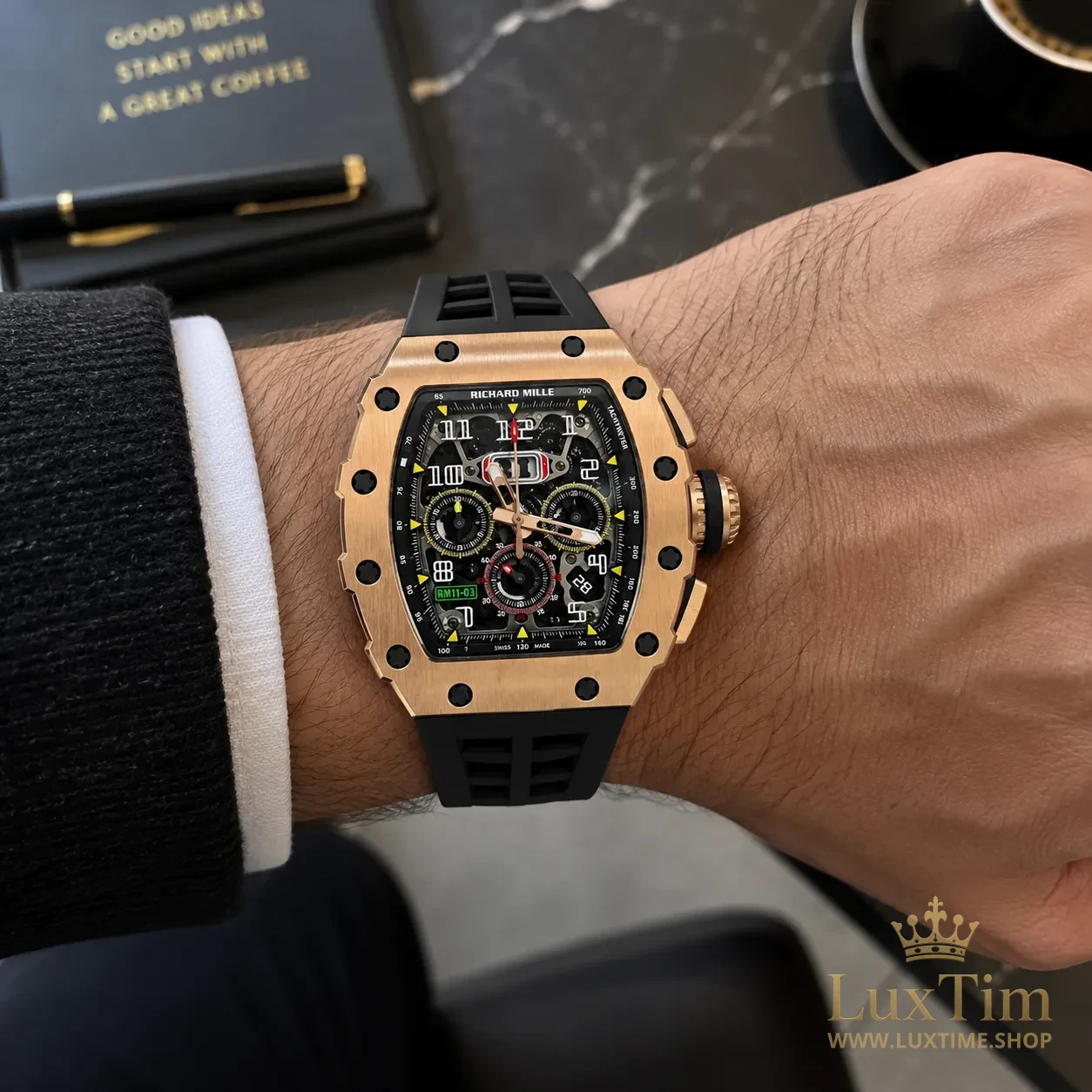 Richard Mille RM 011 Montre Automatique 49.94 mm RM11-03 Cadran Squelette