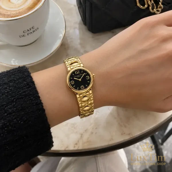 Dior Montre Cadran Noir Or jaune – vue 2