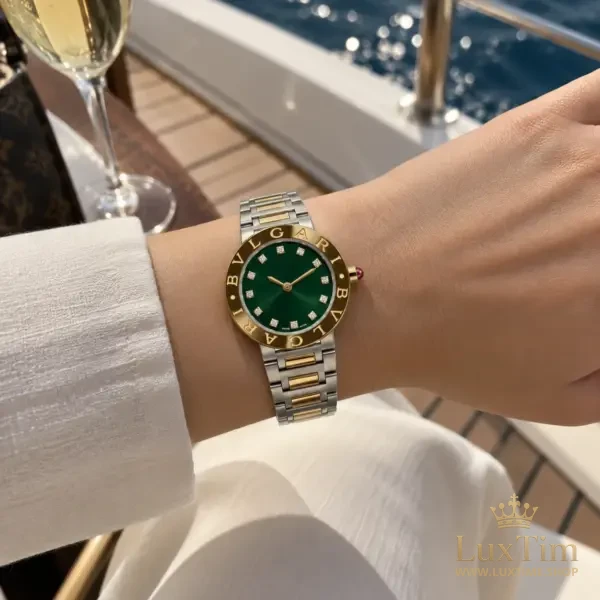 Bvlgari Bvlgari Montre Cadran Vert – vue 2