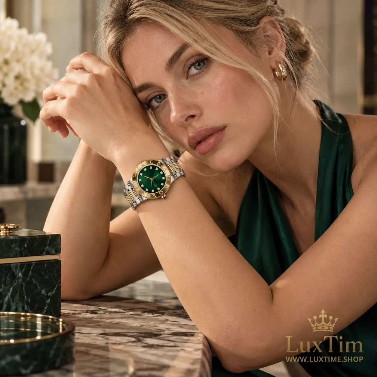 Bvlgari Bvlgari Montre Cadran Vert