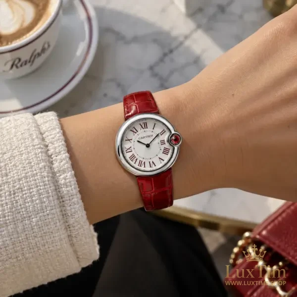 Cartier Ballon Bleu de Cartier Montre Automatique Cadran Argenté – vue 2