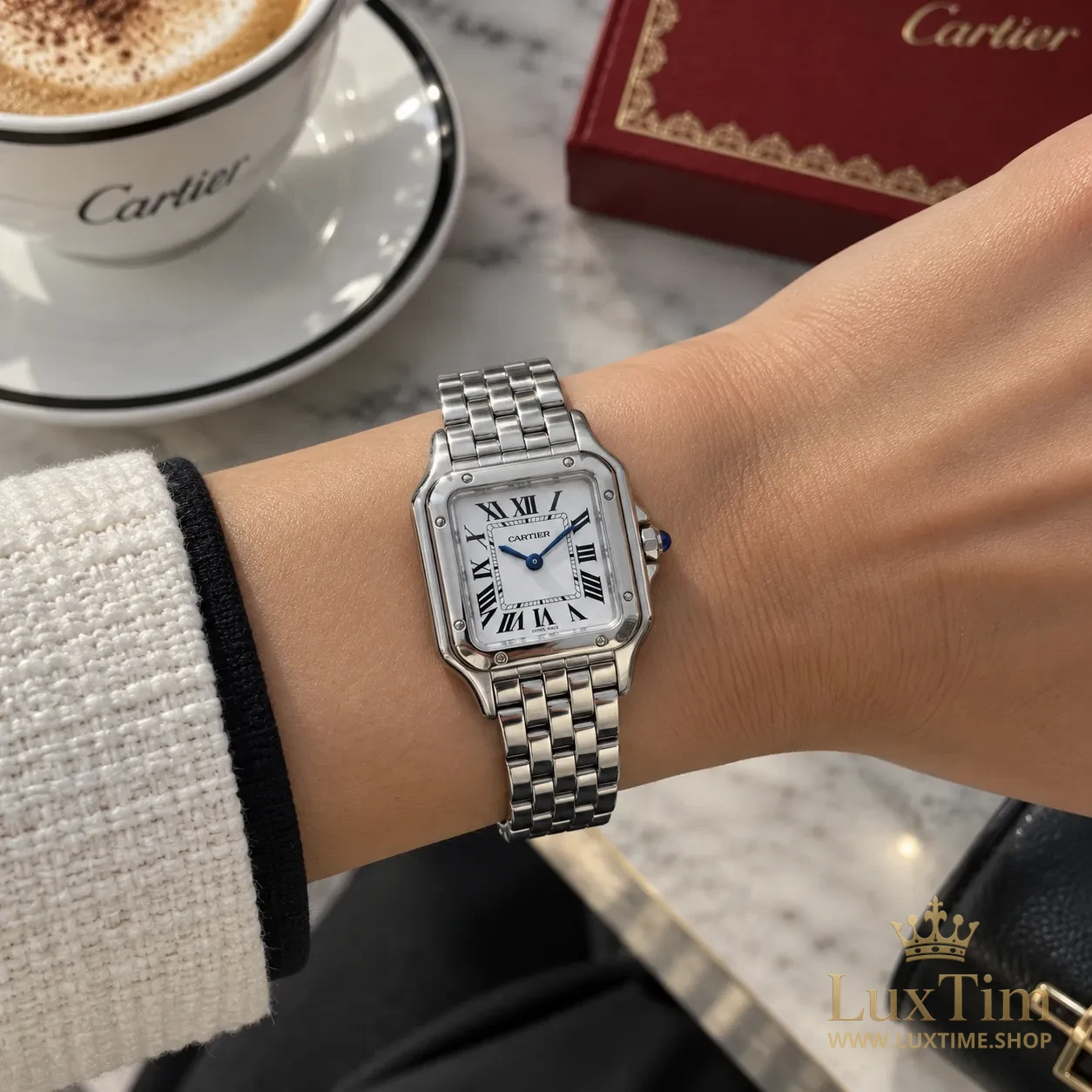 Cartier Panthère Montre Cadran Argenté