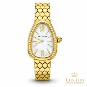 Bvlgari Serpenti Seduttori Montre Quartz 33 mm 103146 Cadran Argenté
