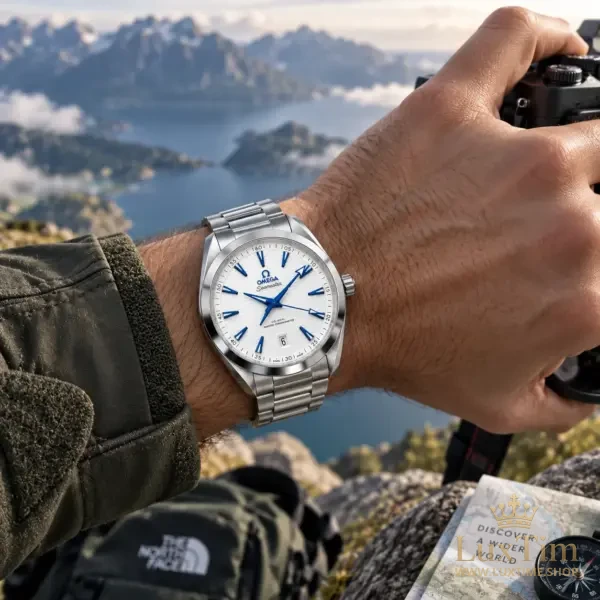 Omega Seamaster Aqua Terra Montre Automatique Cadran Blanc – vue 2