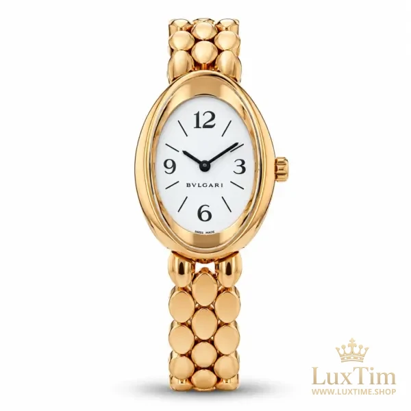 Bvlgari Montre Quartz 27 × 20 mm OV27G Cadran Blanc – vue 1