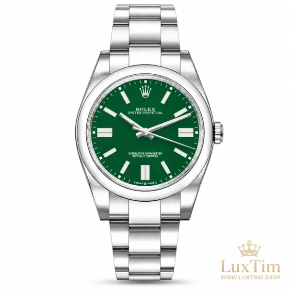 Rolex Oyster Perpetual Montre Automatique 41 mm 124300 Cadran Vert – vue 1