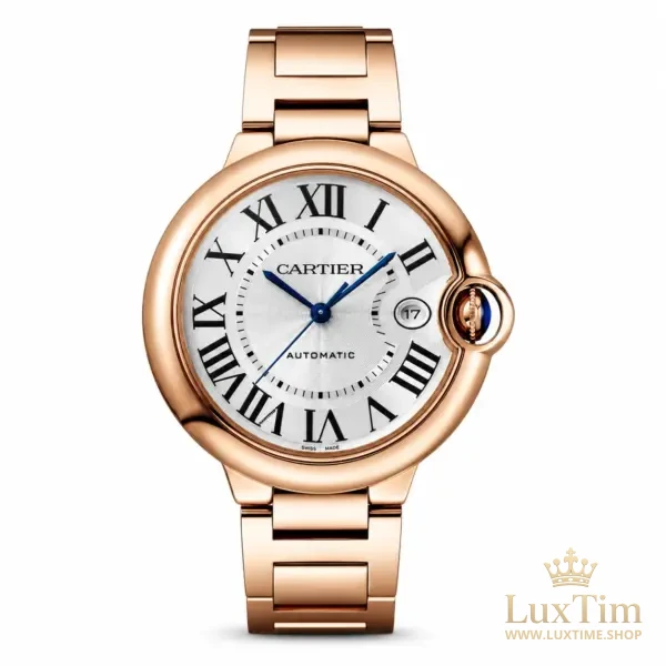 Cartier Ballon Bleu de Cartier Montre Automatique 33 × 35 mm Cadran Argenté – vue 1