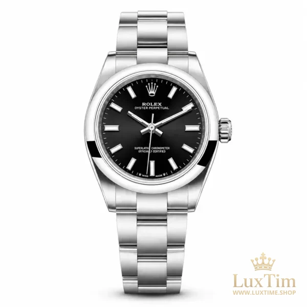 Rolex Oyster Perpetual Montre 31 mm Cadran Noir – vue 1