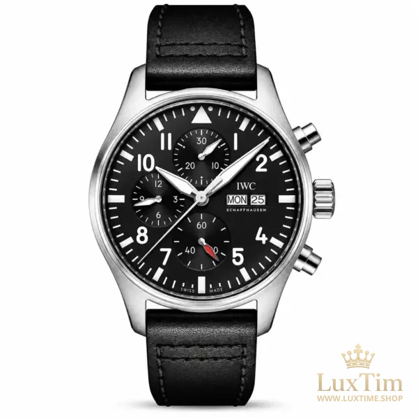 Iwc Pilot’s Watch Chronographe Montre Automatique 43 mm IW377709 Cadran Noir – vue 1