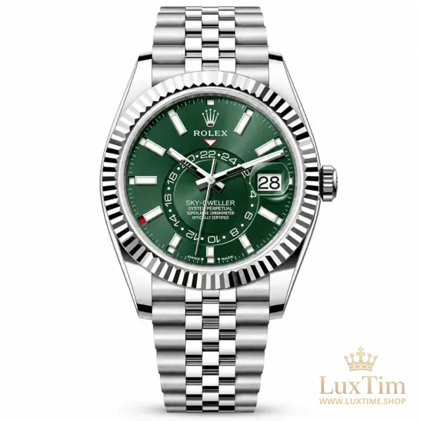 Rolex Sky-Dweller Montre Automatique 42 mm 336934 Cadran Vert – vue 1