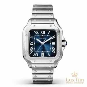 Cartier Santos Montre Automatique 39 × 40 mm Cadran Bleu