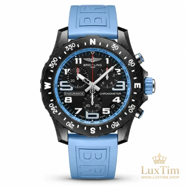 Breitling Endurance Pro Montre Quartz 44 mm X82310 Bracelet Caoutchouc Bleu – vue 1