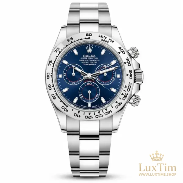 Rolex Daytona Montre Automatique 40 mm 116509 Cadran Bleu – vue 1