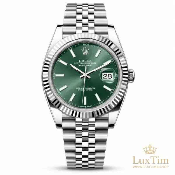 Rolex Datejust Montre Automatique 41 mm 126334 Cadran Vert – vue 1