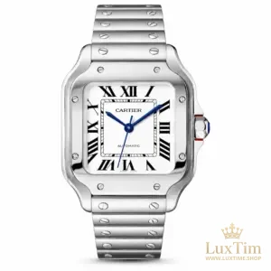 Cartier Santos Montre Automatique WSSA0029 Cadran Argenté