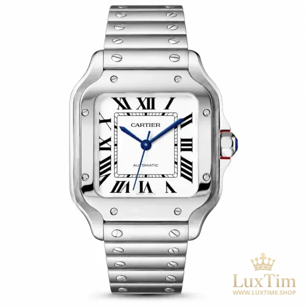 Cartier Santos Montre Automatique WSSA0029 Cadran Argenté – vue 1