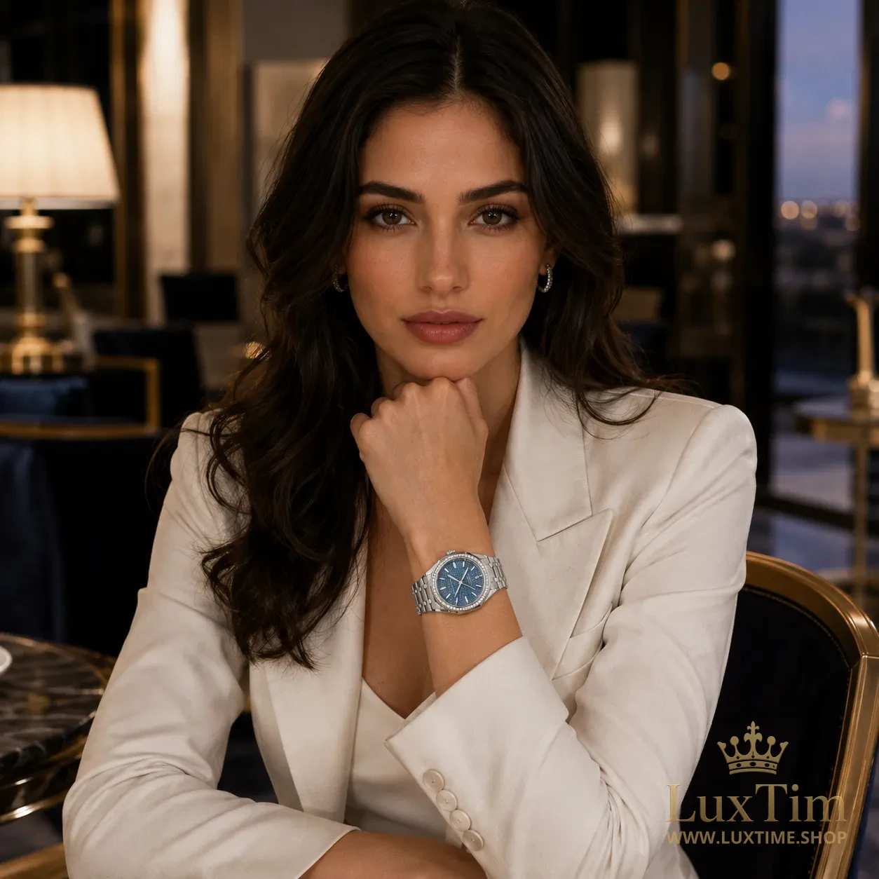 Audemars Piguet Royal Oak Montre Automatique 77451ST Cadran Bleu