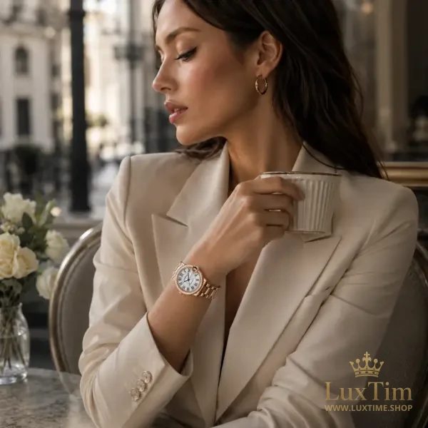 Cartier Ballon Bleu de Cartier Montre Automatique 33 mm WJBB0063 Or rose – vue 2