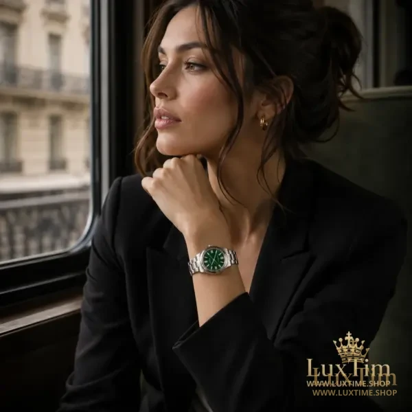 Rolex Oyster Perpetual Montre Automatique 41 mm 124300 Cadran Vert – vue 2