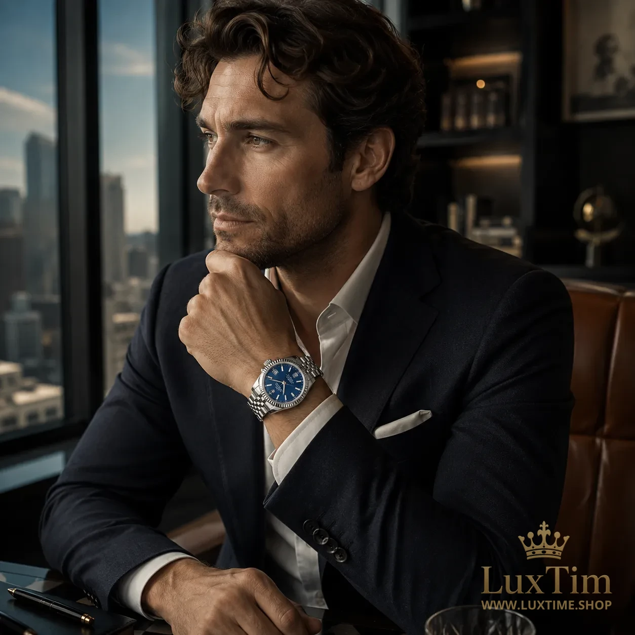 Rolex Datejust Montre Automatique 41 mm 126334-0002 Cadran Bleu
