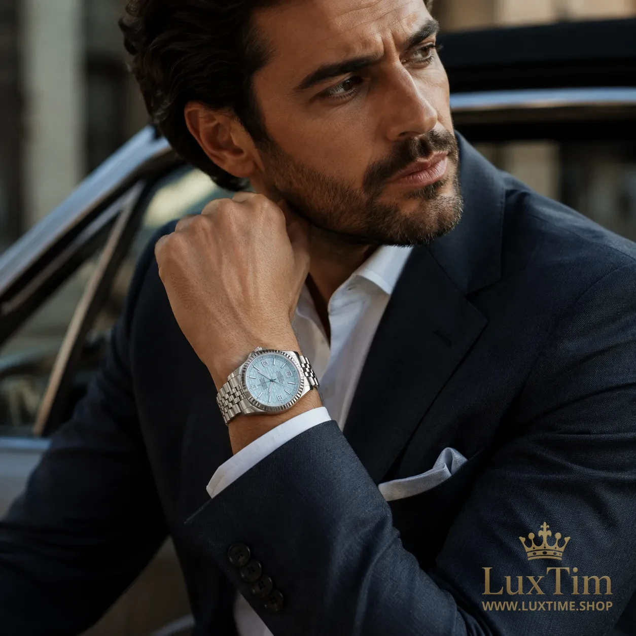 Rolex Land-Dweller Montre Automatique 127336 Cadran Bleu