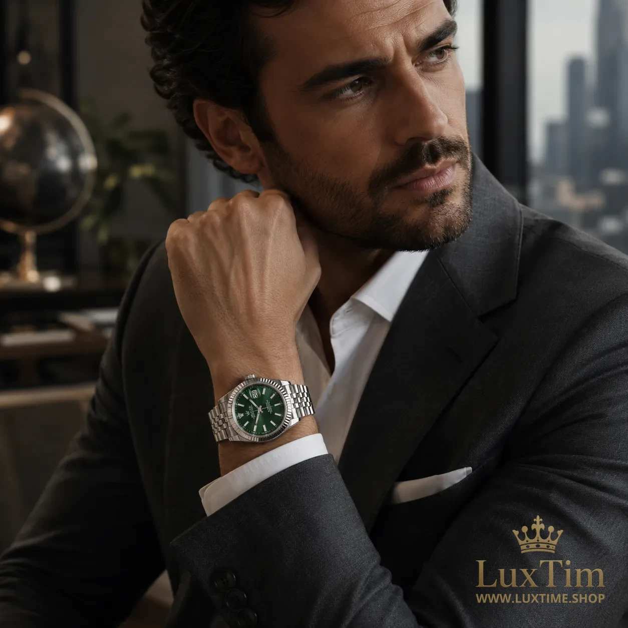 Rolex Datejust Montre Automatique 41 mm 126334 Cadran Vert