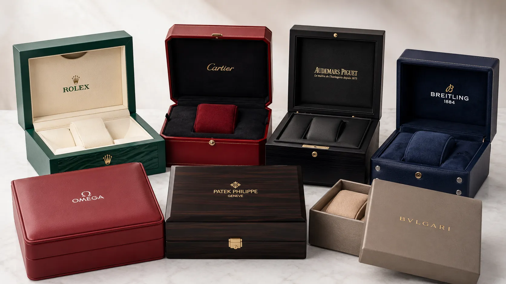 Sélection de coffrets de montres