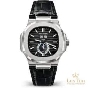 Patek Philippe Nautilus Montre Automatique 40.5 mm 5726 Cadran Noir Bracelet Cuir Noir