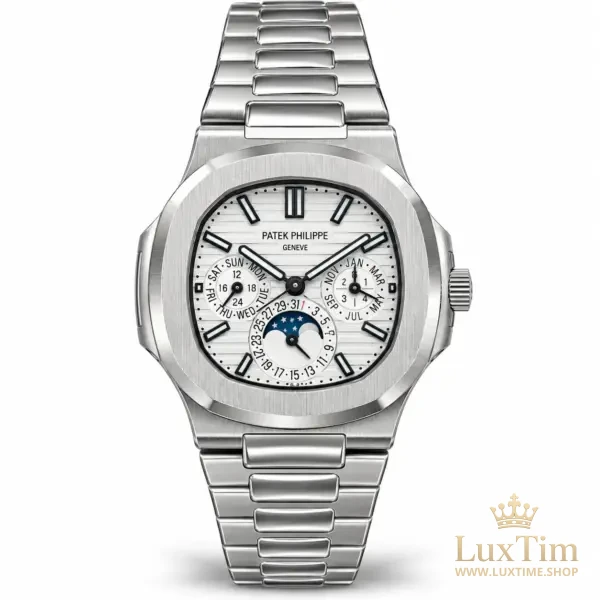 Patek Philippe Nautilus Montre Cadran Blanc – vue 1
