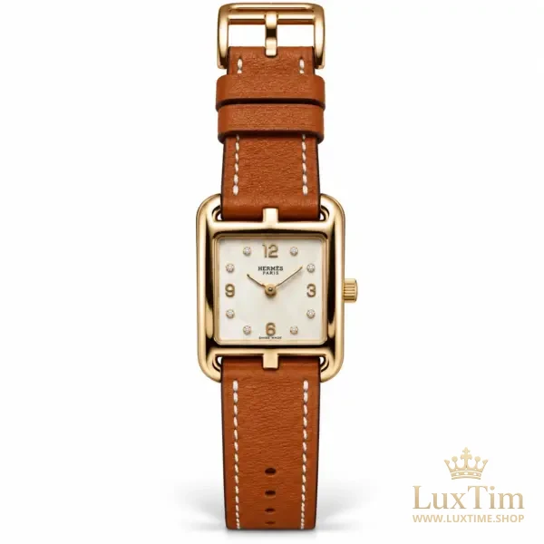 Hermès Cape Cod Montre Cadran Nacré Or jaune – vue 1