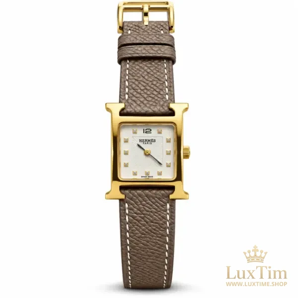 Hermès Heure H Montre Cadran Blanc – vue 1